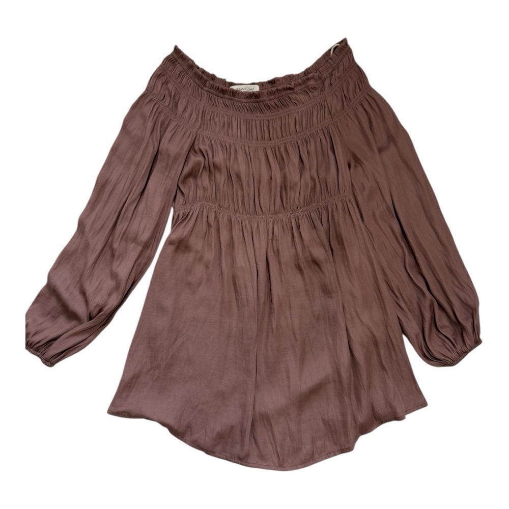 Mustard seed . Elegant Brown Women's dress